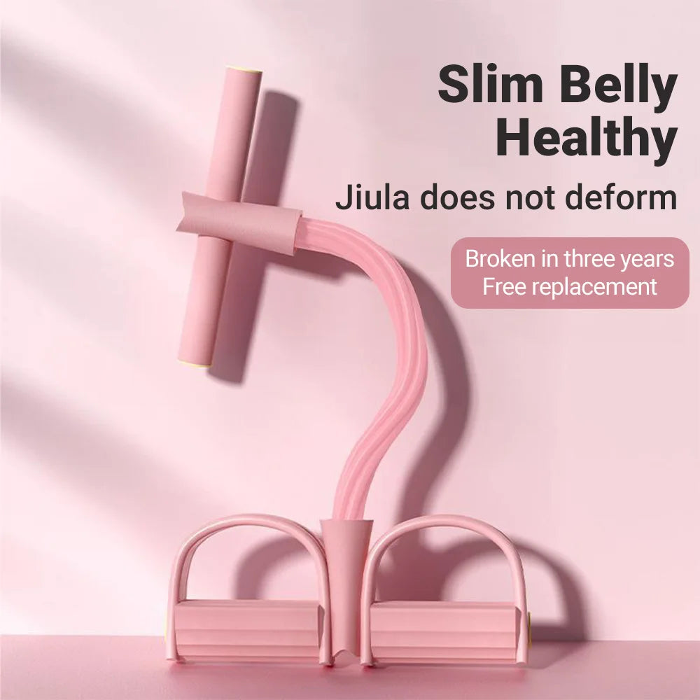 6-Tube Resistance Band Multi Function Tension Rope Fitness Bands 6-Tube Elastic Yoga Pedal Puller for Sports Exercises at Gym